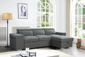 Artemis Grey U Shape Sofa Bed