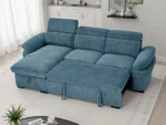 Hudson Universal Corner Blue Sofabed UK
