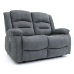 Alva Recliner 2 Seater graphite sofa