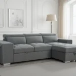 Artemis Grey U Shape Sofa Bed