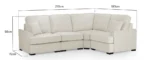 Funk Sofa Beige Universal Corner dimensions