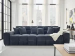 Jacob Sofa Black 4 seater