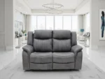 Leon Electric Recliner Sofa Grey 2 seater