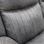 Leon Electric Recliner Sofa Grey Cushion
