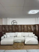 Luma U Shape Beige Corner Sofa UK