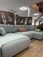 Luma U Shape Grey Corner Sofa UK