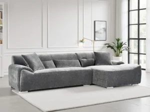 Modena Sofa Charcoal Right Hand