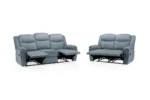 Myra Recliner Sofa Grey Fabric 3+2 Seater