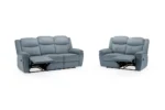 Myra Recliner Sofa Grey Fabric 3+2 Seater