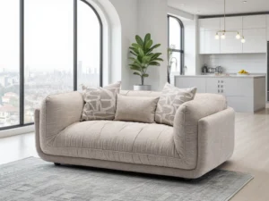 Oxford Sofa Beige 2 Seater