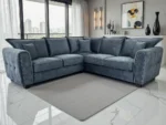 Serena Sofa Black Large Corner