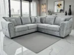 Serena Sofa Silver grey Large Corner