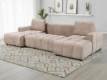 Shanghai U Shape Beige Sofabed UK