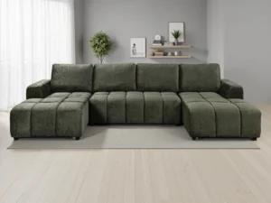 Shanghai U Shape Green Sofabed UK