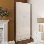 artus wardrobe matt white