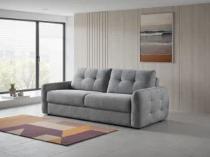 Athens 3 Seater Sofa Bed UK | Grey