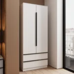 Lania 2 Door 2 Drawer Wardrobe in UK | Matt White