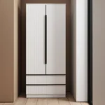 Lania 2 Door 2 Drawer Wardrobe in UK | Matt White