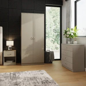 Promo 3 Piece Wardrobe Set UK | Putty