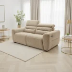 Tokyo 3 Seater Electric Recliner Sofa | Beige